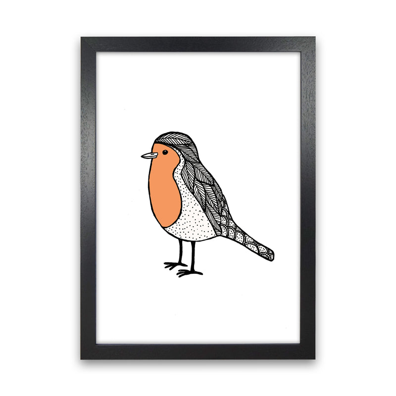 Robin Final Art Print by Carissa Tanton Black Grain