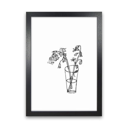 Bluebells Art Print by Carissa Tanton Black Grain