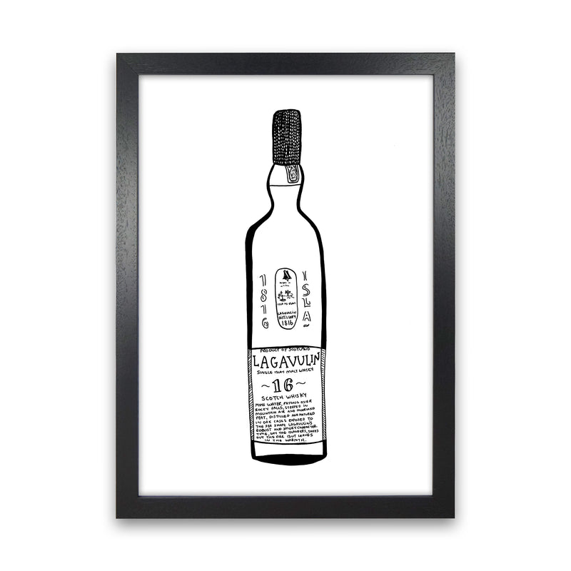 Lagavulin Art Print by Carissa Tanton Black Grain