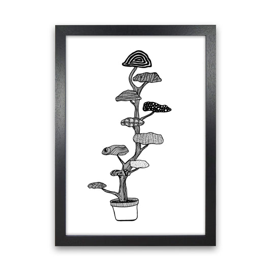 Cloud Tree Art Print by Carissa Tanton Black Grain