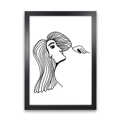Illusion Art Print by Carissa Tanton Black Grain