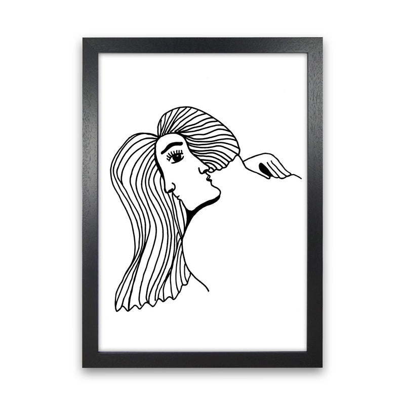 Illusion Art Print by Carissa Tanton Black Grain