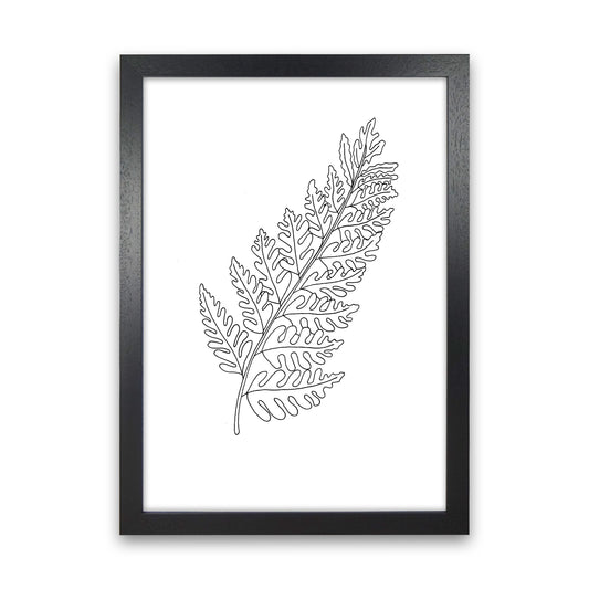 Bracken Art Print by Carissa Tanton Black Grain
