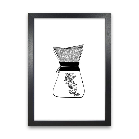 Chemex Art Print by Carissa Tanton Black Grain