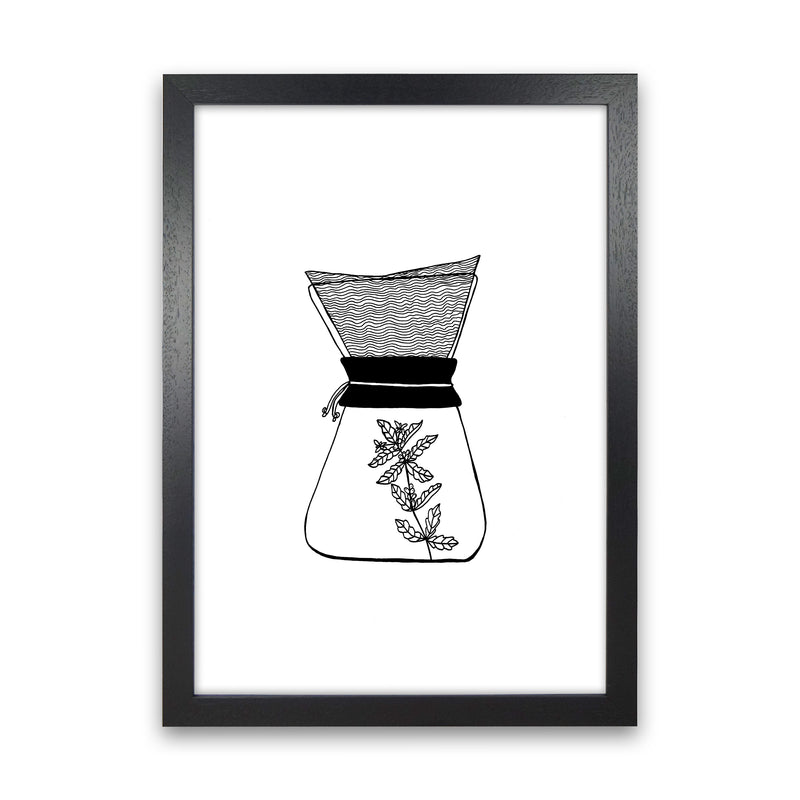 Chemex Art Print by Carissa Tanton Black Grain