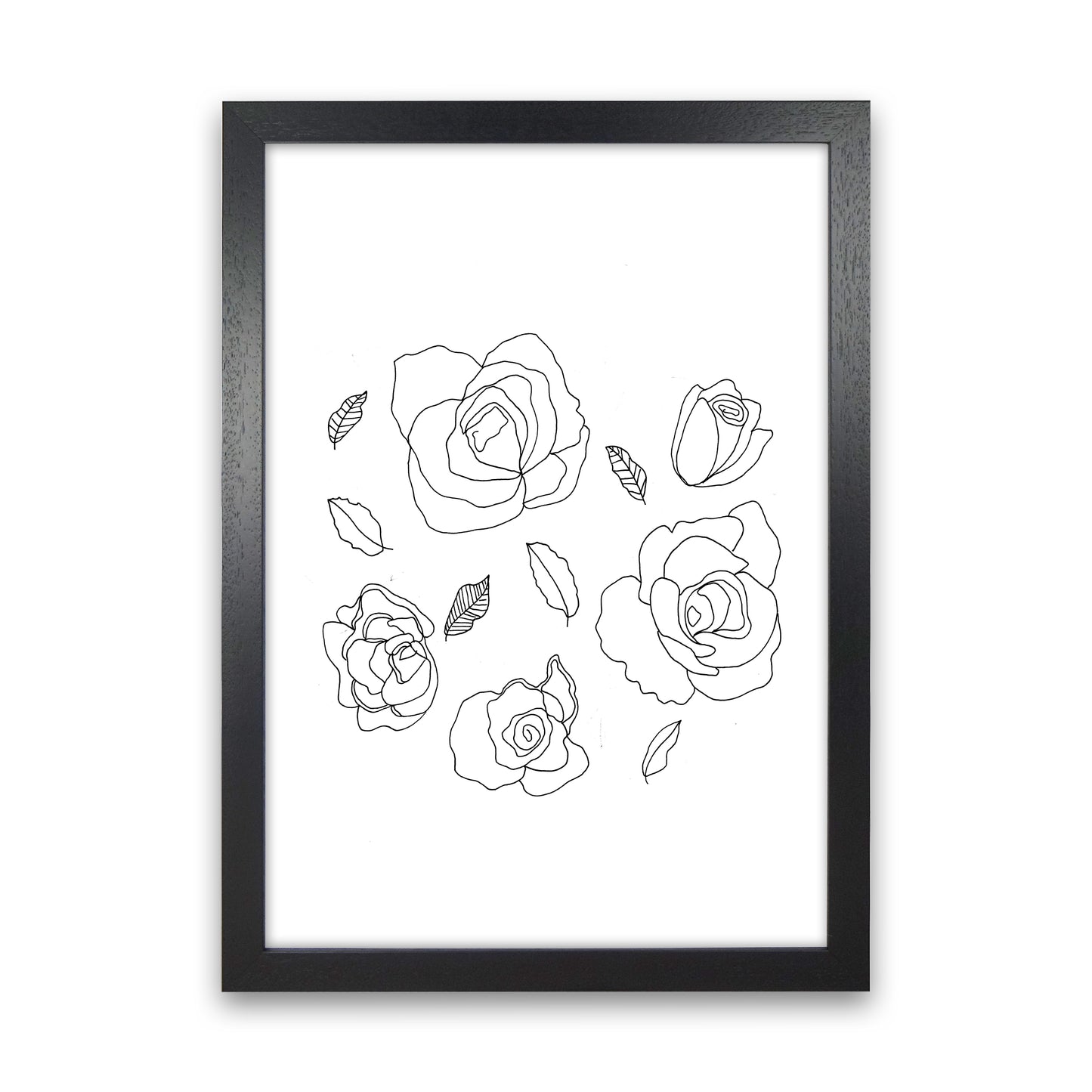 Roses Art Print by Carissa Tanton Black Grain