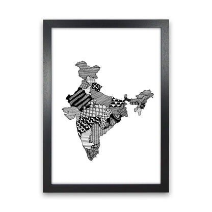 India Art Print by Carissa Tanton Black Grain
