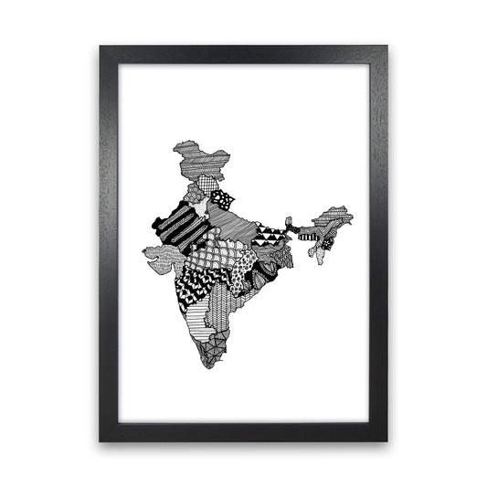 India Art Print by Carissa Tanton Black Grain