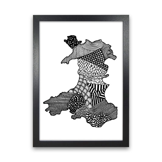 Wales Art Print by Carissa Tanton Black Grain