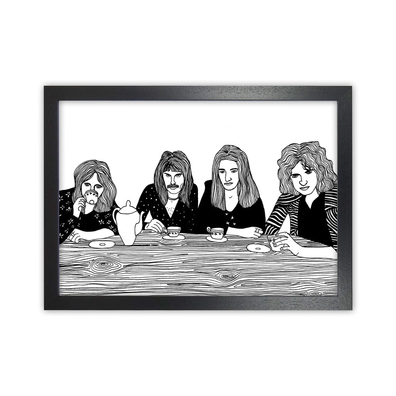 Queen Art Print by Carissa Tanton Black Grain