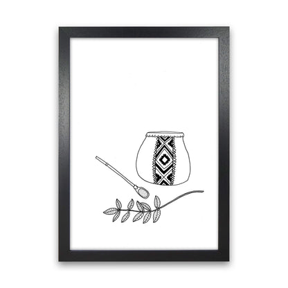 Mate Art Print by Carissa Tanton Black Grain