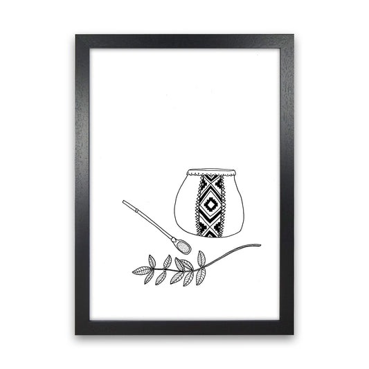 Mate Art Print by Carissa Tanton Black Grain