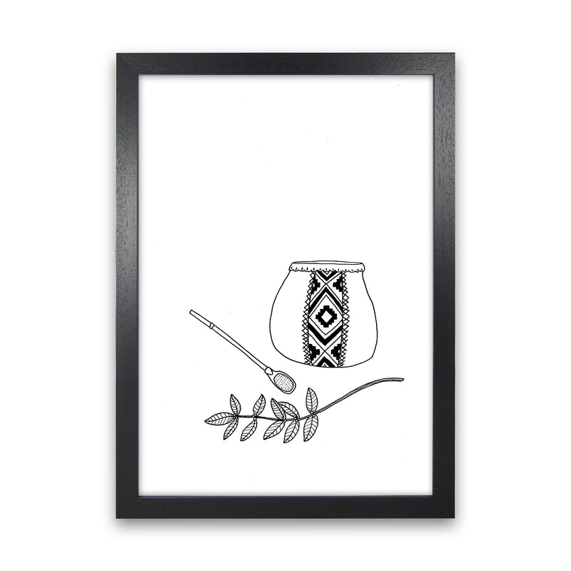 Mate Art Print by Carissa Tanton Black Grain