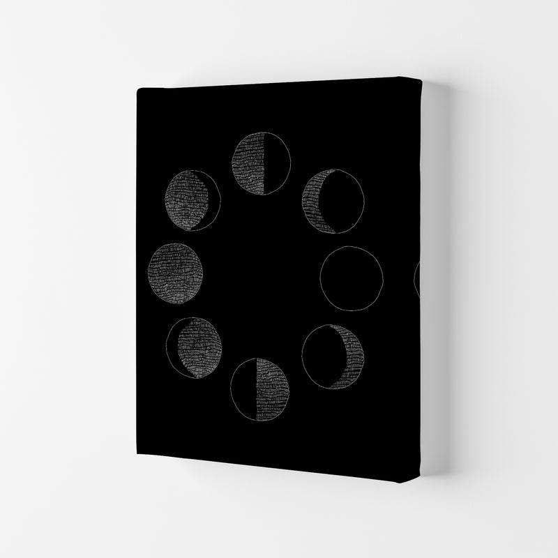 Moon Cycle Invert Art Print by Carissa Tanton Canvas