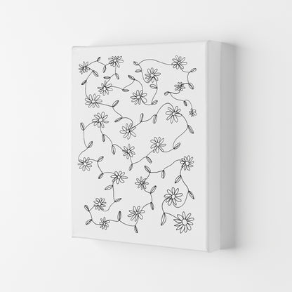 September Daisies Art Print by Carissa Tanton Canvas