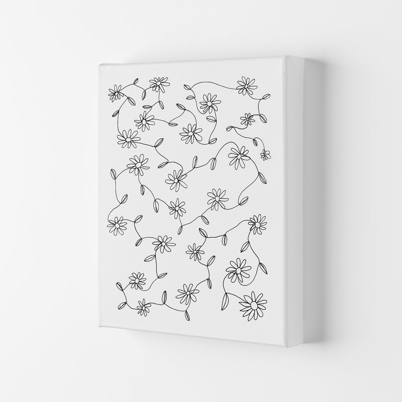 September Daisies Art Print by Carissa Tanton Canvas