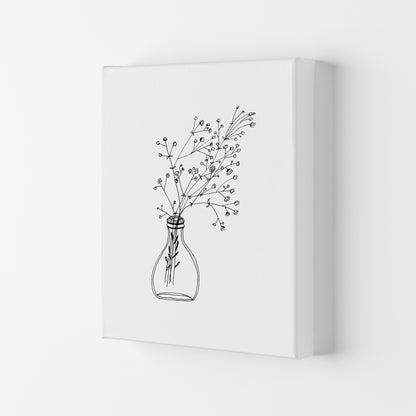 White Flowers Art Print by Carissa Tanton Canvas