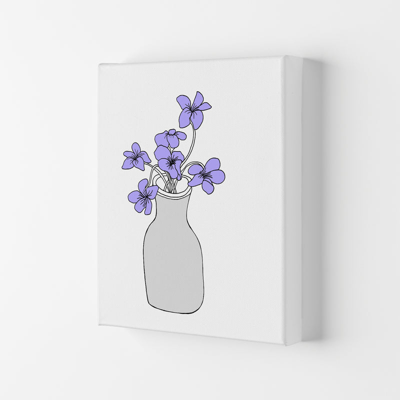 Sweet Violets Art Print by Carissa Tanton Canvas