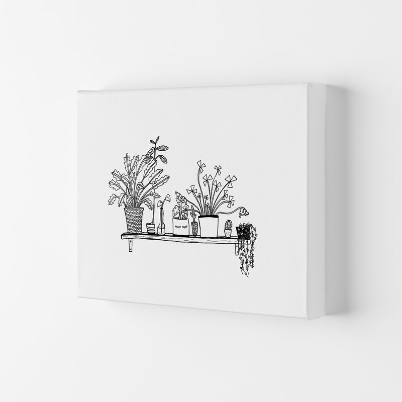 Plant Shelfie Art Print by Carissa Tanton Canvas