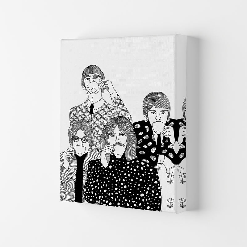 Beatles Tea Art Print by Carissa Tanton Canvas