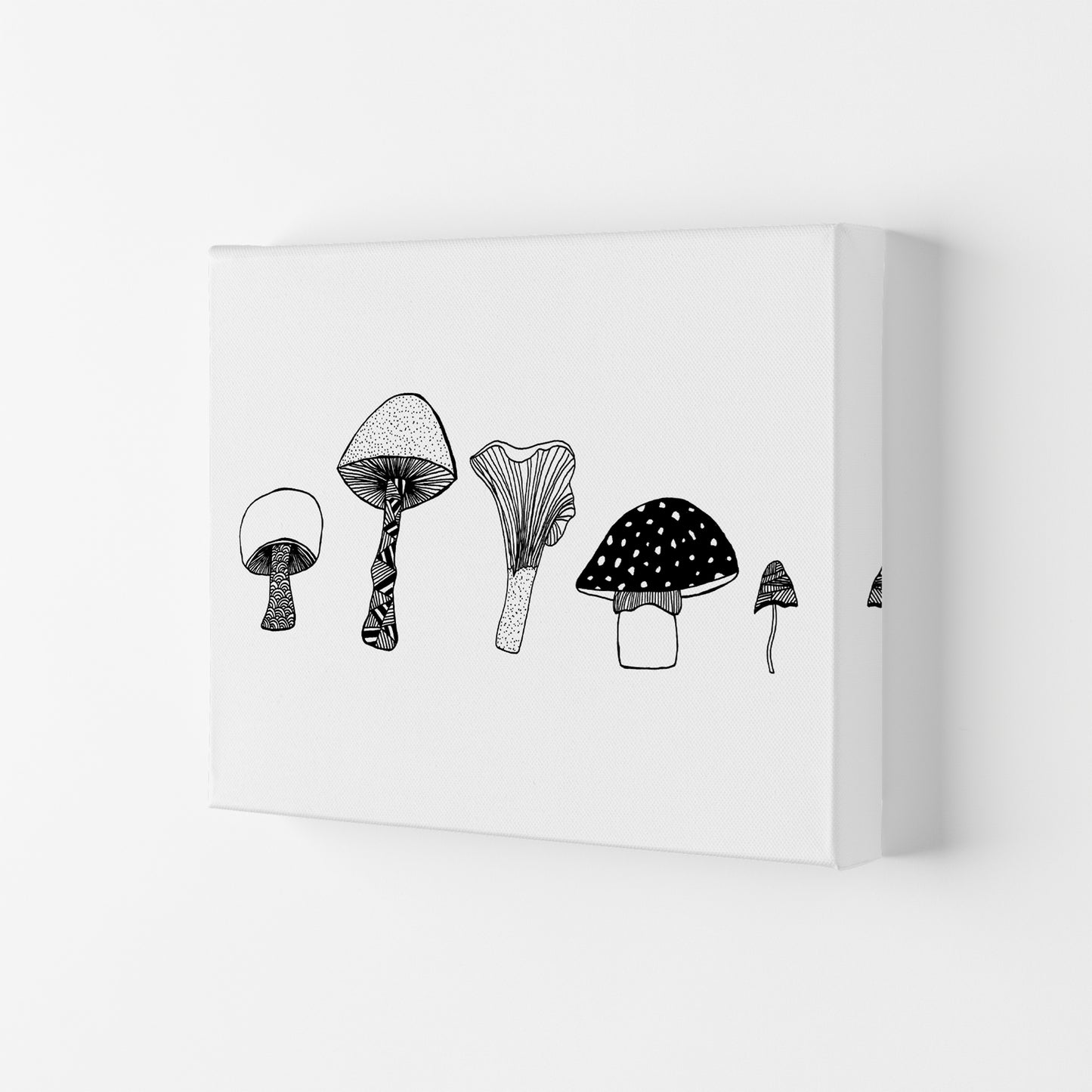 Mushrooms Art Print by Carissa Tanton Canvas