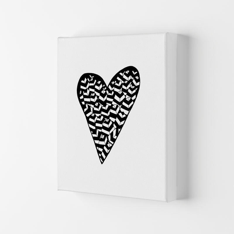 Leaf Heart Art Print by Carissa Tanton Canvas