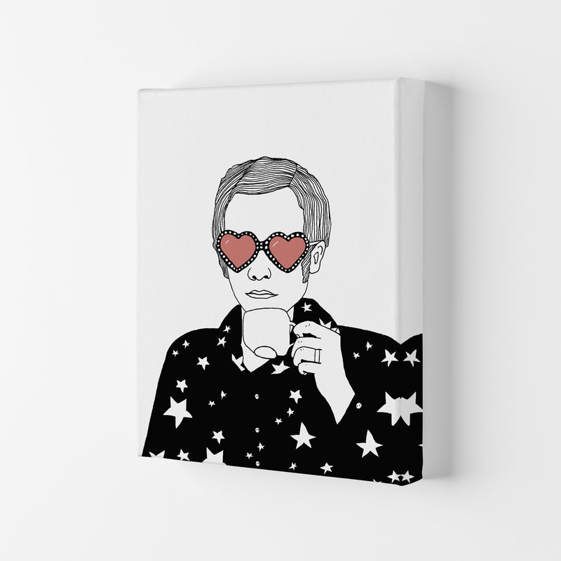 Elton John Art Print by Carissa Tanton Canvas