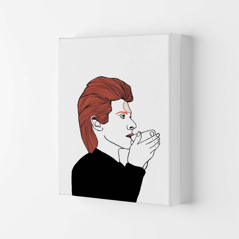 Bowie Tea Art Print by Carissa Tanton Canvas