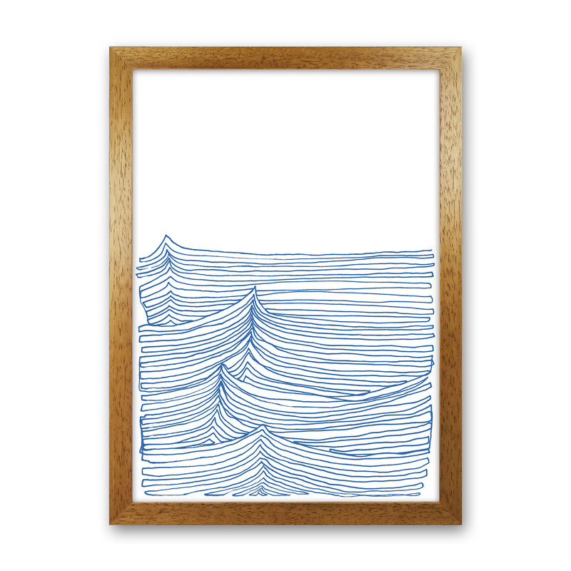 Continuous Sea Blue Art Print by Carissa Tanton Oak Grain