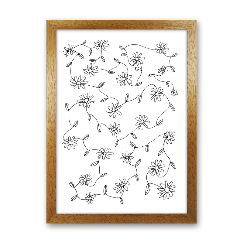 September Daisies Art Print by Carissa Tanton Oak Grain