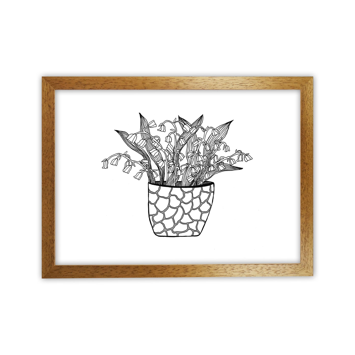 Lily of the Valley Art Print by Carissa Tanton Oak Grain