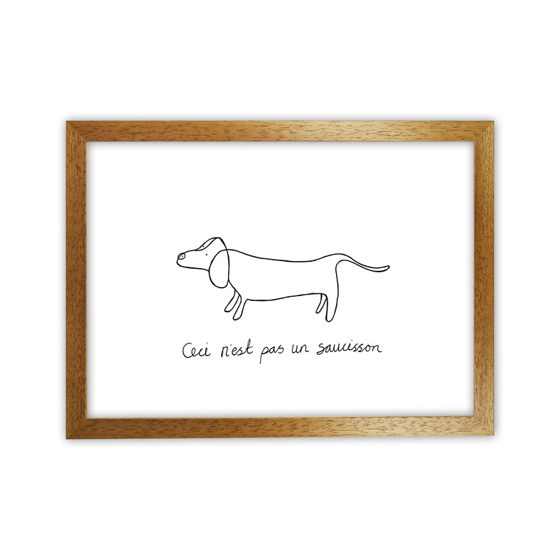 Pasunsaucisson Art Print by Carissa Tanton Oak Grain