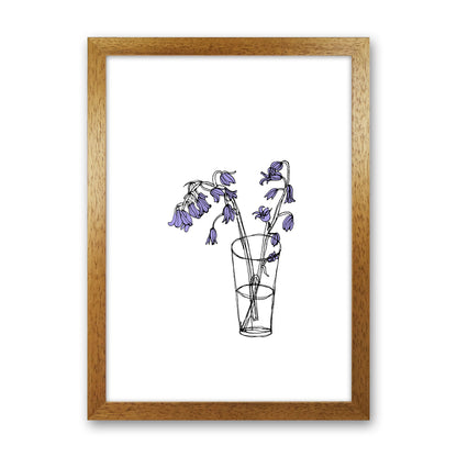 Bluebells Lilac Art Print by Carissa Tanton Oak Grain