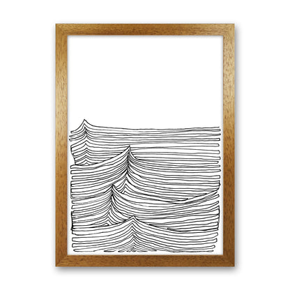 Continuous Sea Art Print by Carissa Tanton Oak Grain