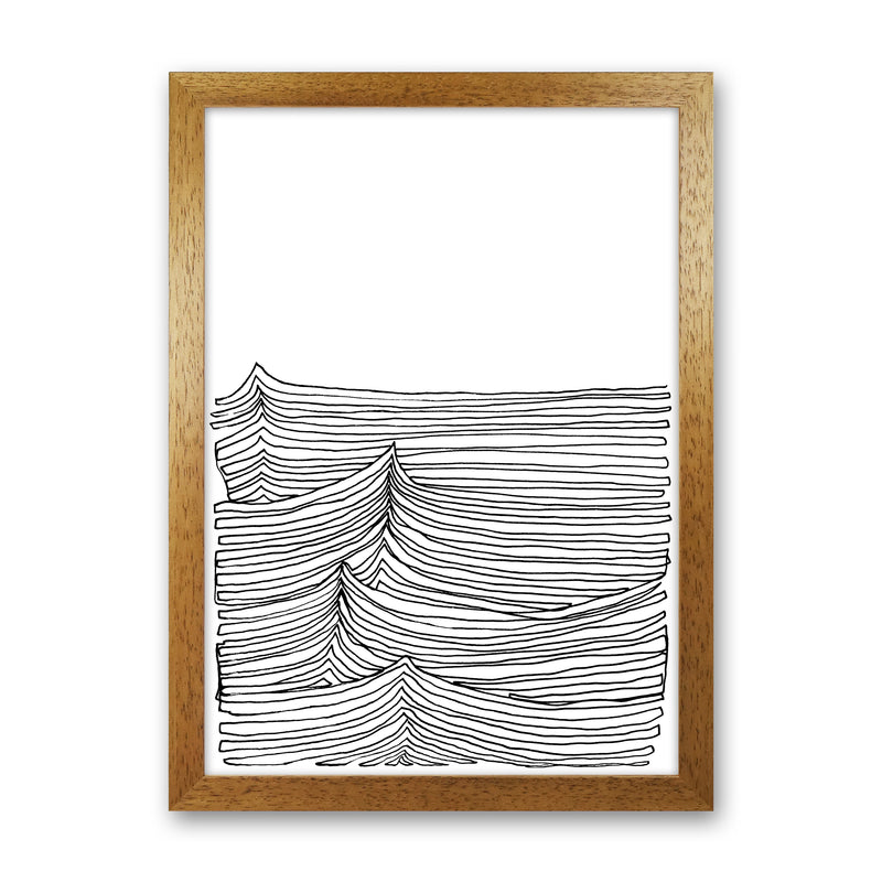 Continuous Sea Art Print by Carissa Tanton Oak Grain