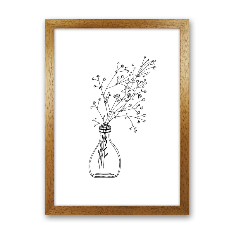 White Flowers Art Print by Carissa Tanton Oak Grain