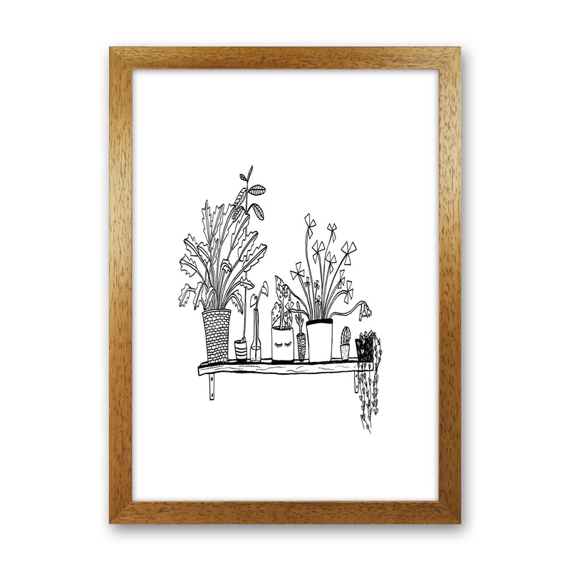 Plant Shelfie Art Print by Carissa Tanton Oak Grain