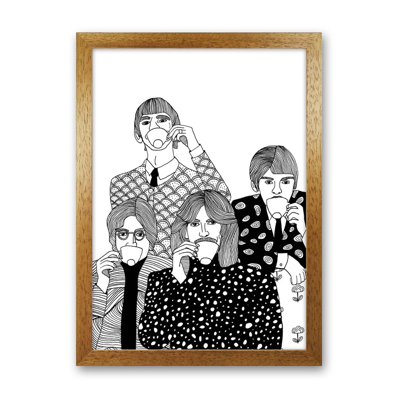 Beatles Tea Art Print by Carissa Tanton Oak Grain