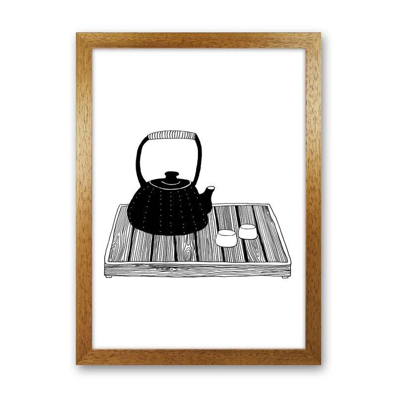 Chinese Tea Art Print by Carissa Tanton Oak Grain