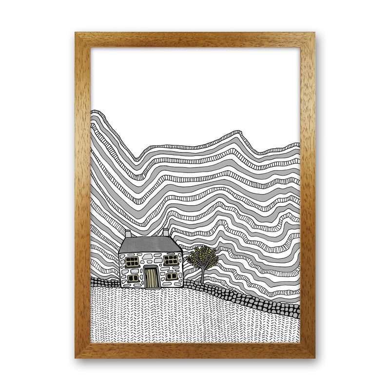 Welsh House Art Print by Carissa Tanton Oak Grain