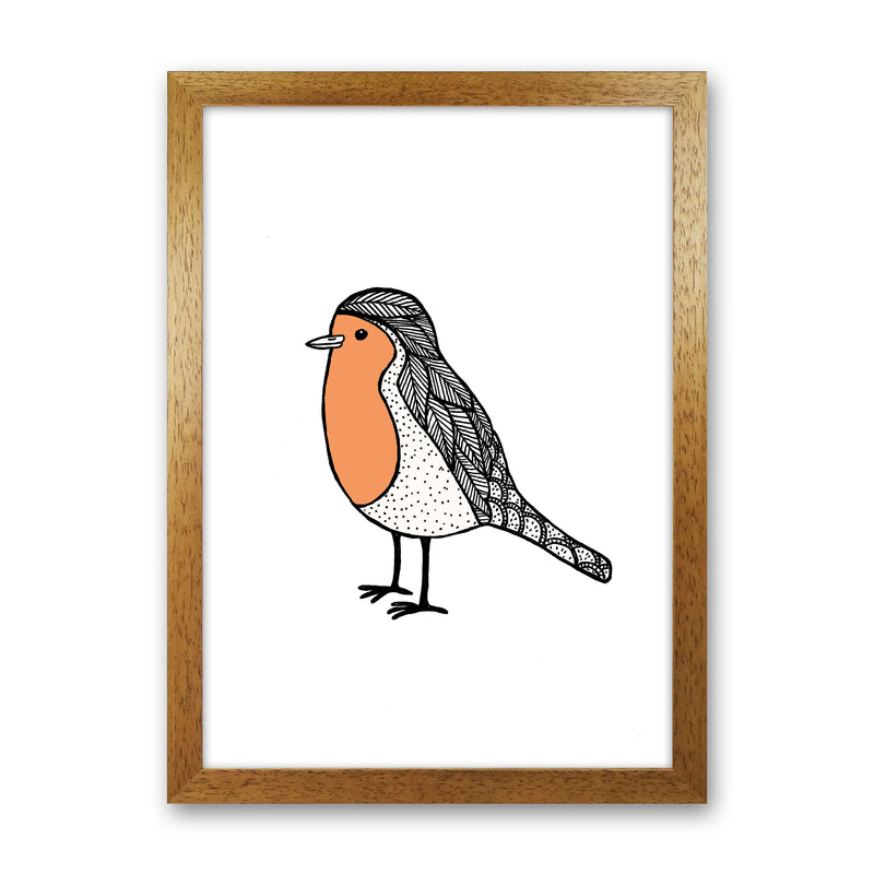 Robin Final Art Print by Carissa Tanton Oak Grain