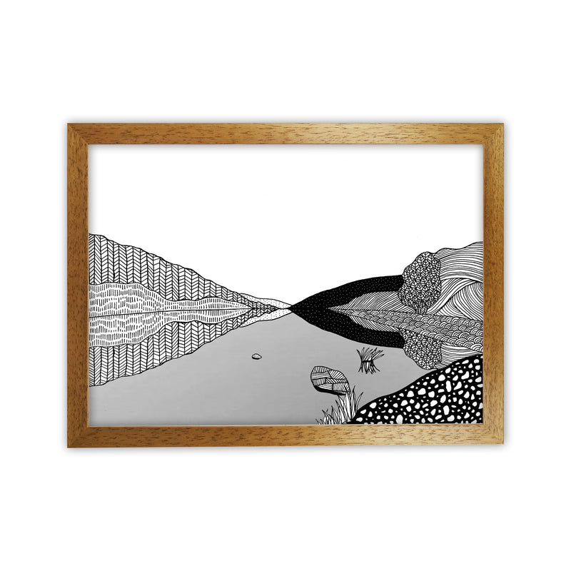 Geirionydd Art Print by Carissa Tanton Oak Grain