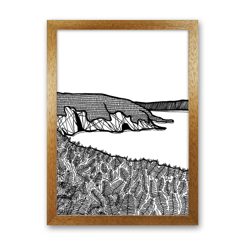 Aberdaron Art Print by Carissa Tanton Oak Grain