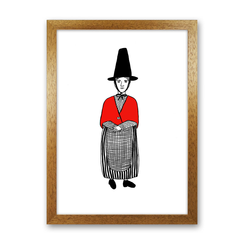 Welsh Lady Art Print by Carissa Tanton Oak Grain