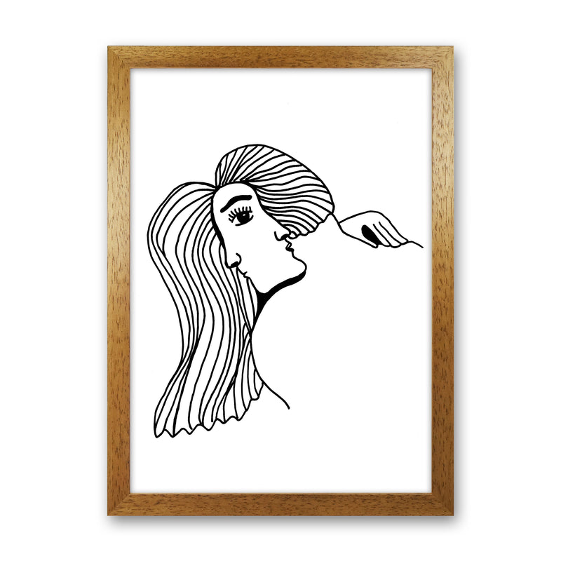 Illusion Art Print by Carissa Tanton Oak Grain