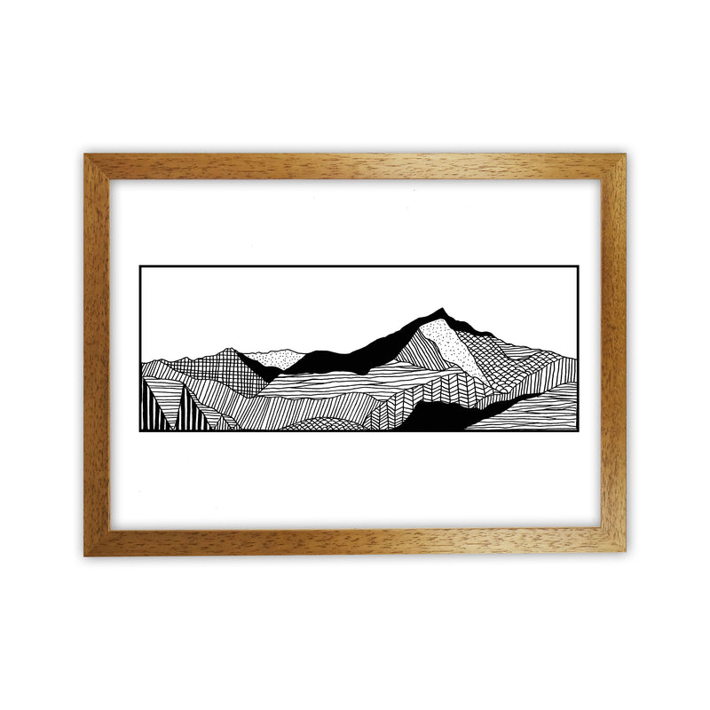 Snowdon Art Print by Carissa Tanton Oak Grain