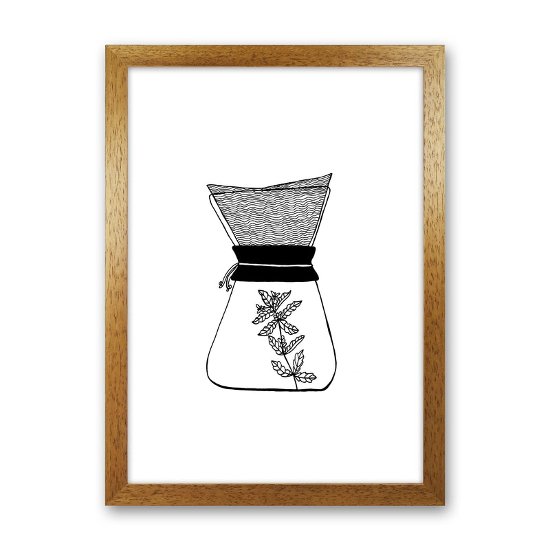 Chemex Art Print by Carissa Tanton Oak Grain
