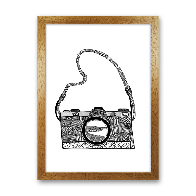 Camera Art Print by Carissa Tanton Oak Grain