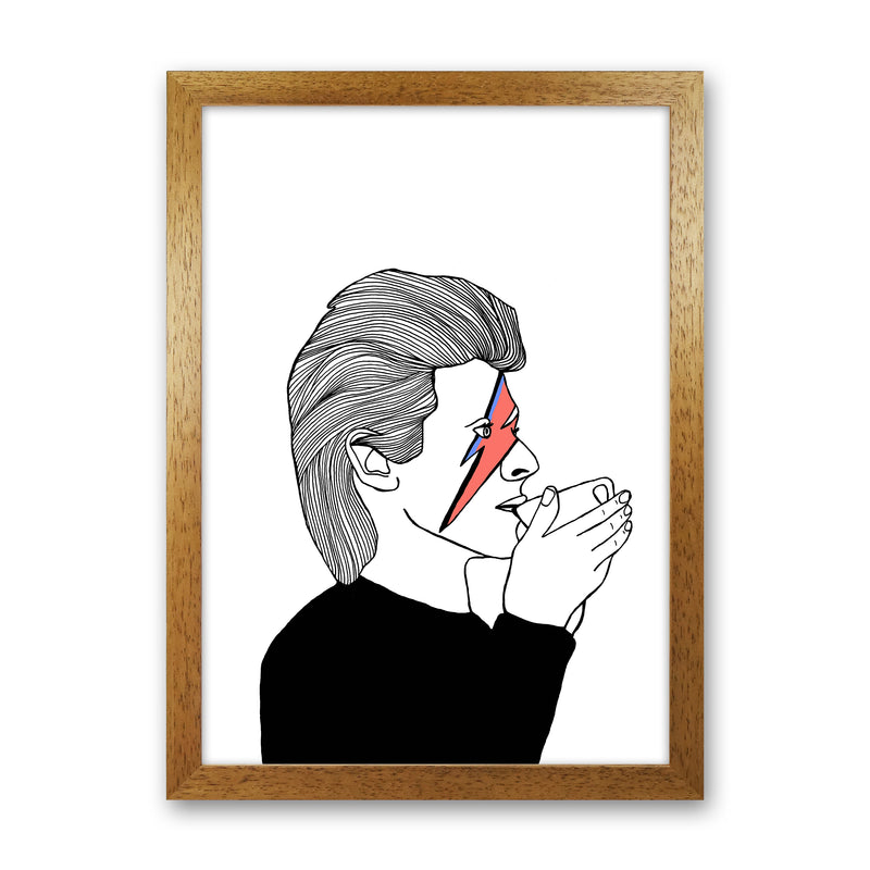 xziggy Art Print by Carissa Tanton Oak Grain