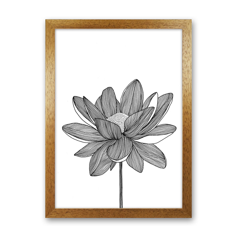 Lotus Art Print by Carissa Tanton Oak Grain
